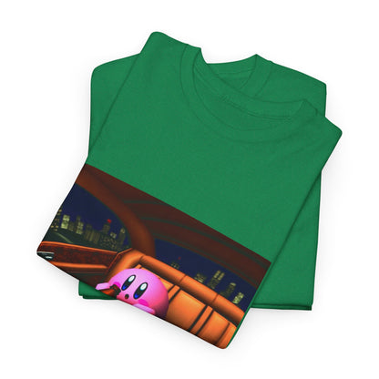 Kirby Sipping Lean In The Car Tee