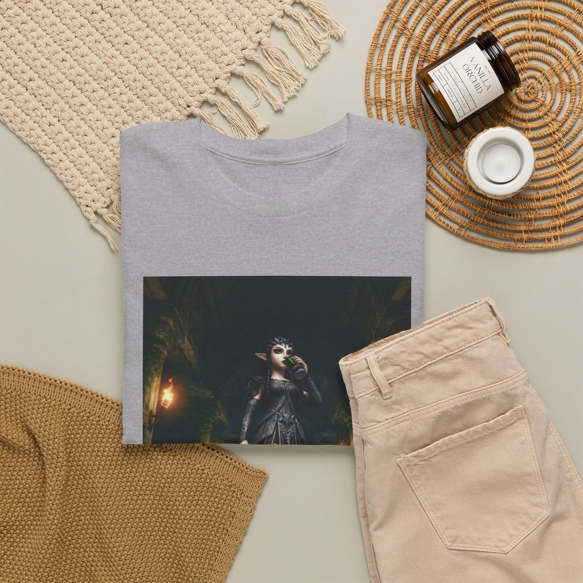 Dark Elf Warrior Energy Boost Tee