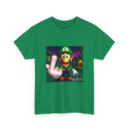 Luigi Giving The Finger Ghostly Manor