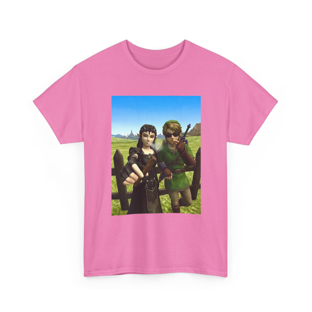 Link And Midna Smoking Blunts Tee