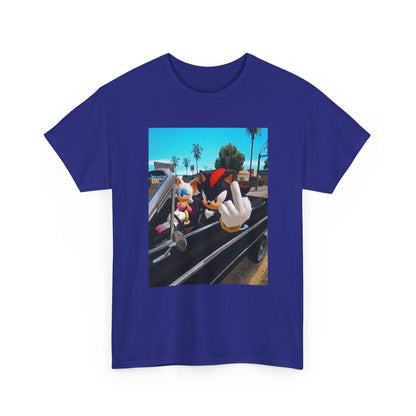 Shadow And Rouge Flipping The Bird Tee