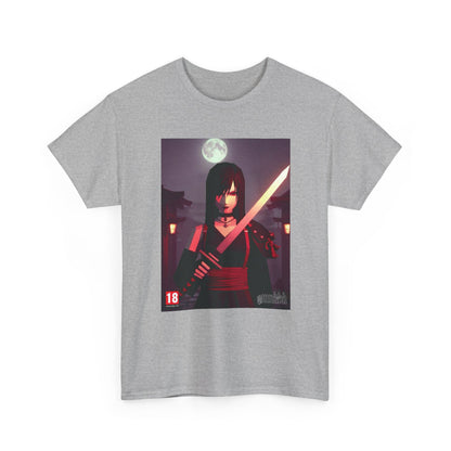 Samurai Warrior With Glowing Katana Tee