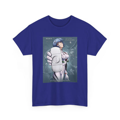 Rei Ayanami Holds PSP Collaboration Tee