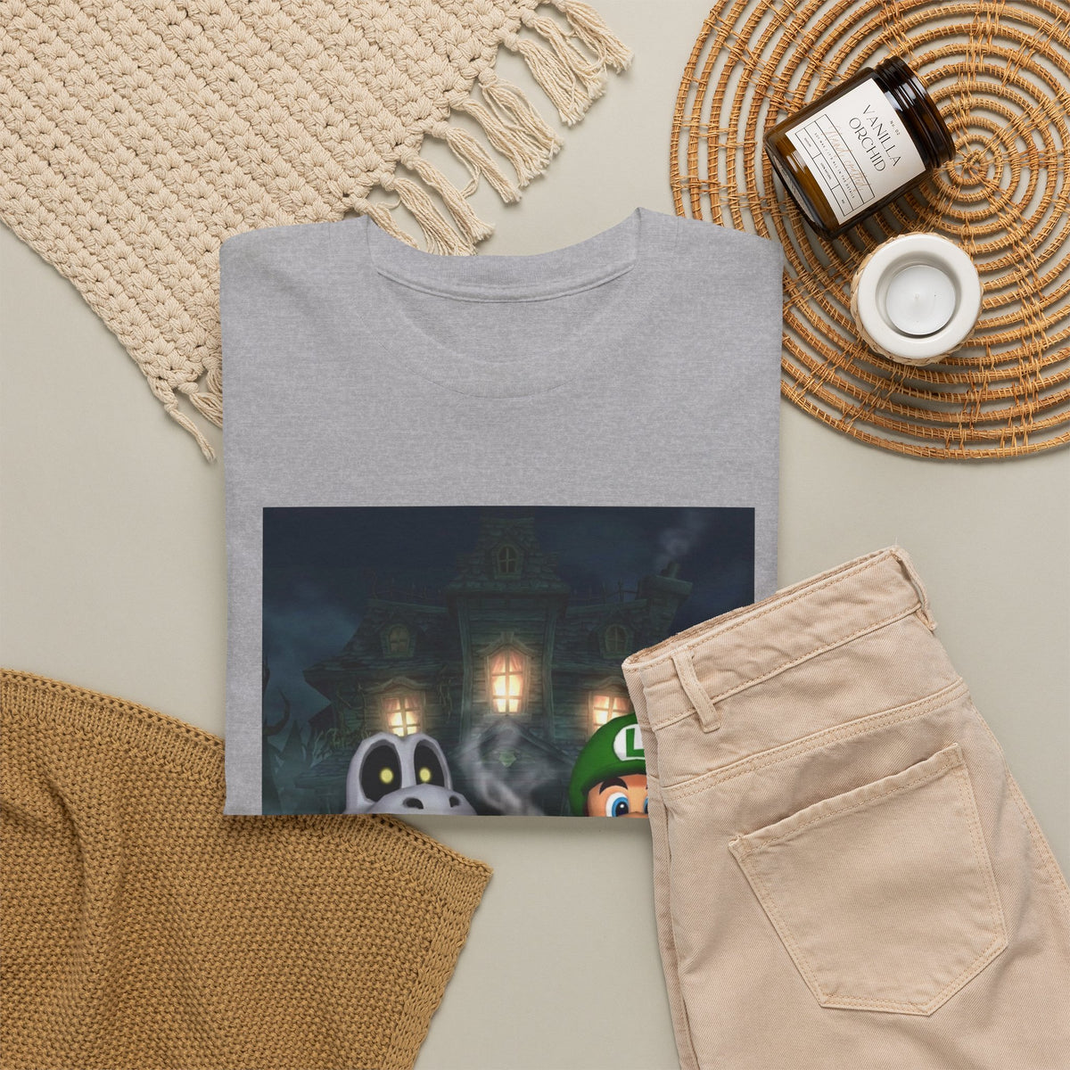 Luigi And Dry Bones Spooky Smoke Session Tee