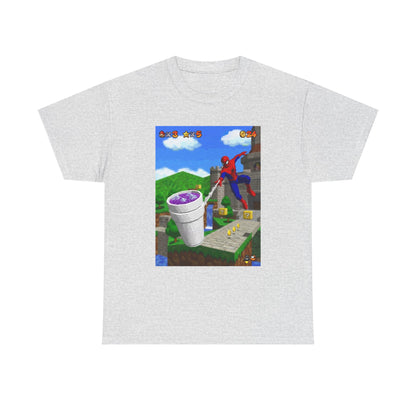 Spidey Swings With Lean In Mario World Tee