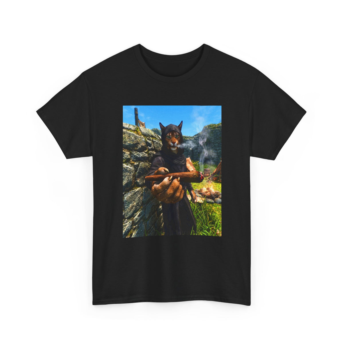Khajiit Monk Offering You A Blunt