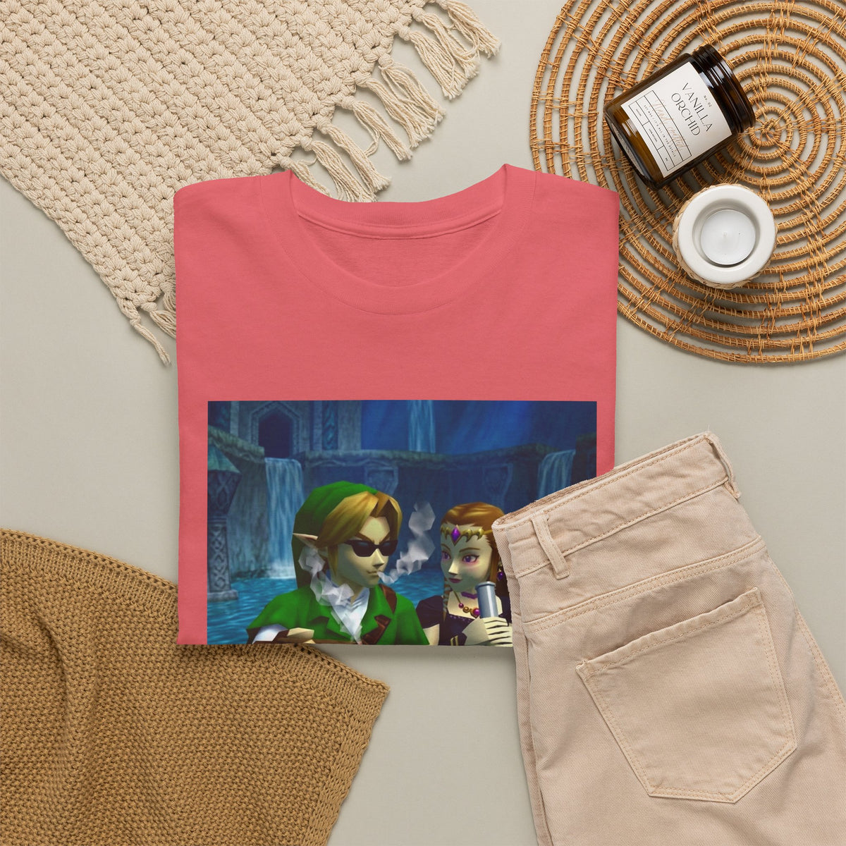 Link And Zelda Chillin' By The Water
