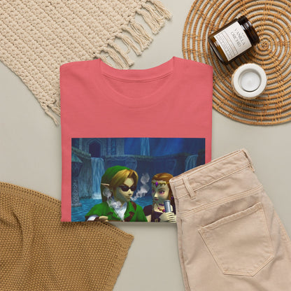 Link And Zelda Chillin' By The Water