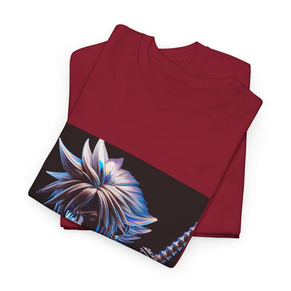 Chrome Warrior With Spiky Hair Tee