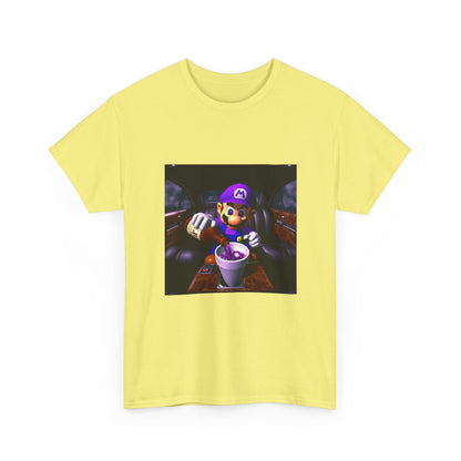 Waluigi Pouring Purple Drank In Limo Tee