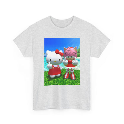 Hello Kitty and Amy Flipping Off Tee
