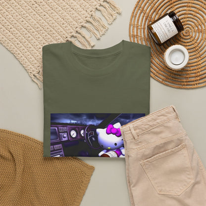 Hello Kitty Pours Lean In Car Tee