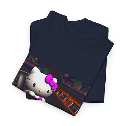 Hello Kitty Pouring Lean In Car Tee