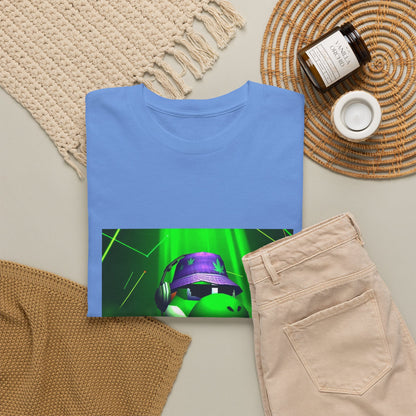 Yoshi DJing With Cannabis Bucket Hat Tee