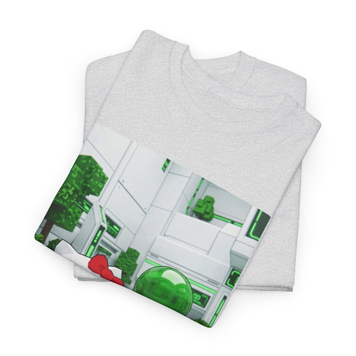 Low Poly Hello Kitty And Green Alien Flip Off