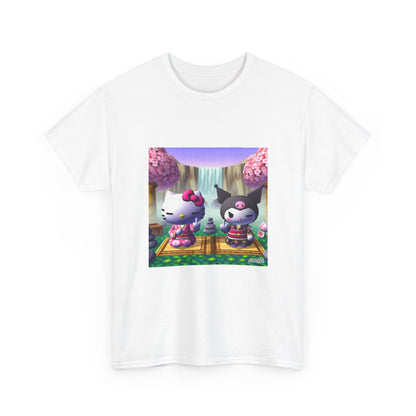 Hello Kitty and Kuromi Giving The Finger Tee