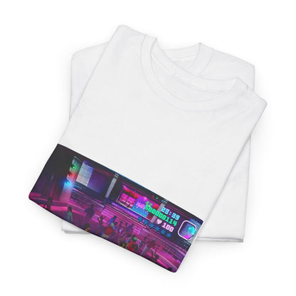 Neon Ember Flow Graphic Tee
