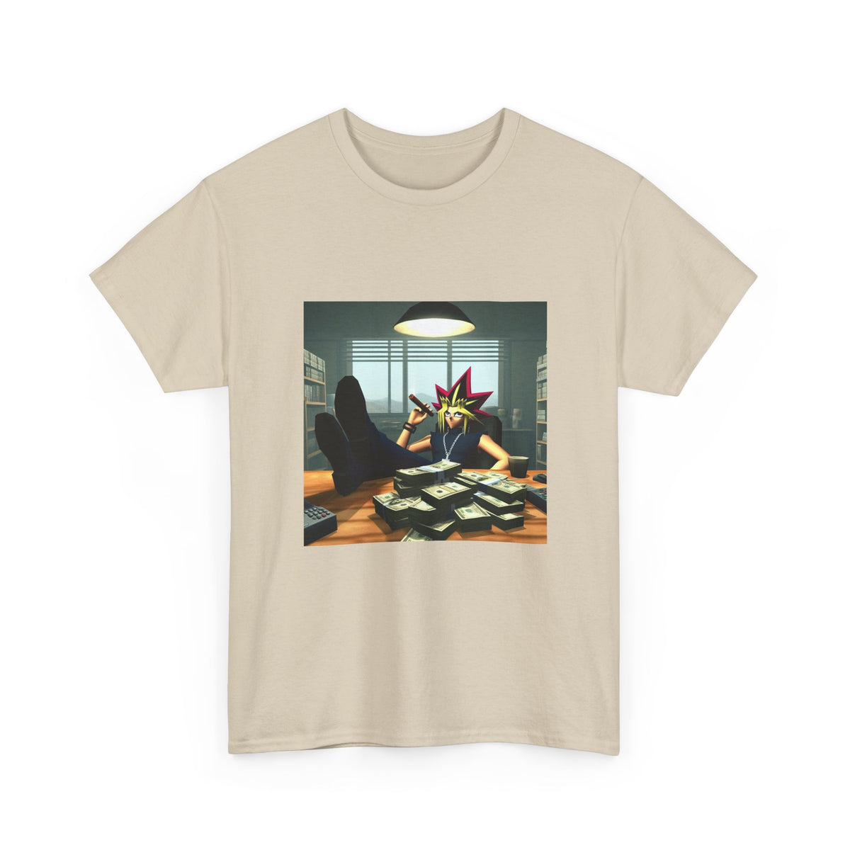 Money Face Grinning On Tee