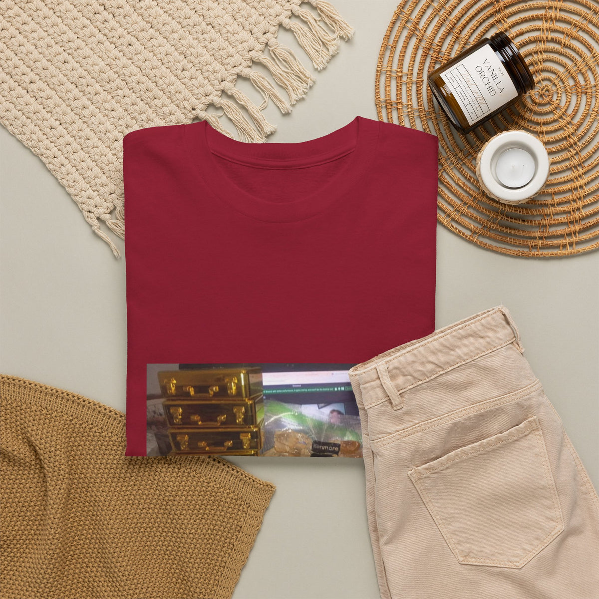 Gold Briefcase Stash Tee