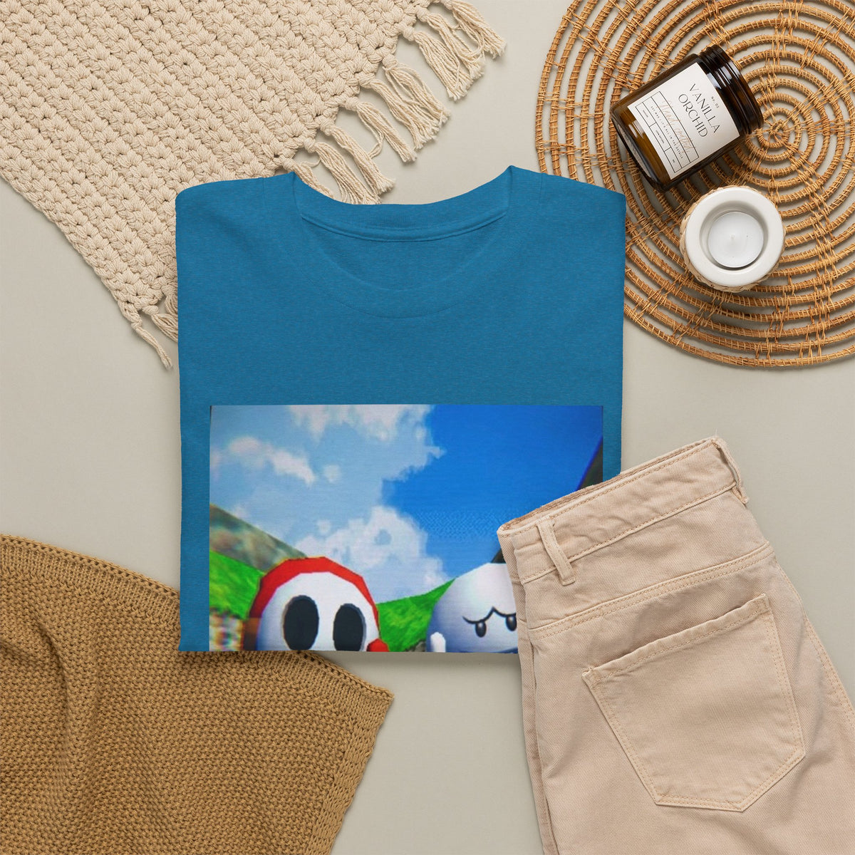 Shy Guy And Boo Flipping Off Tee