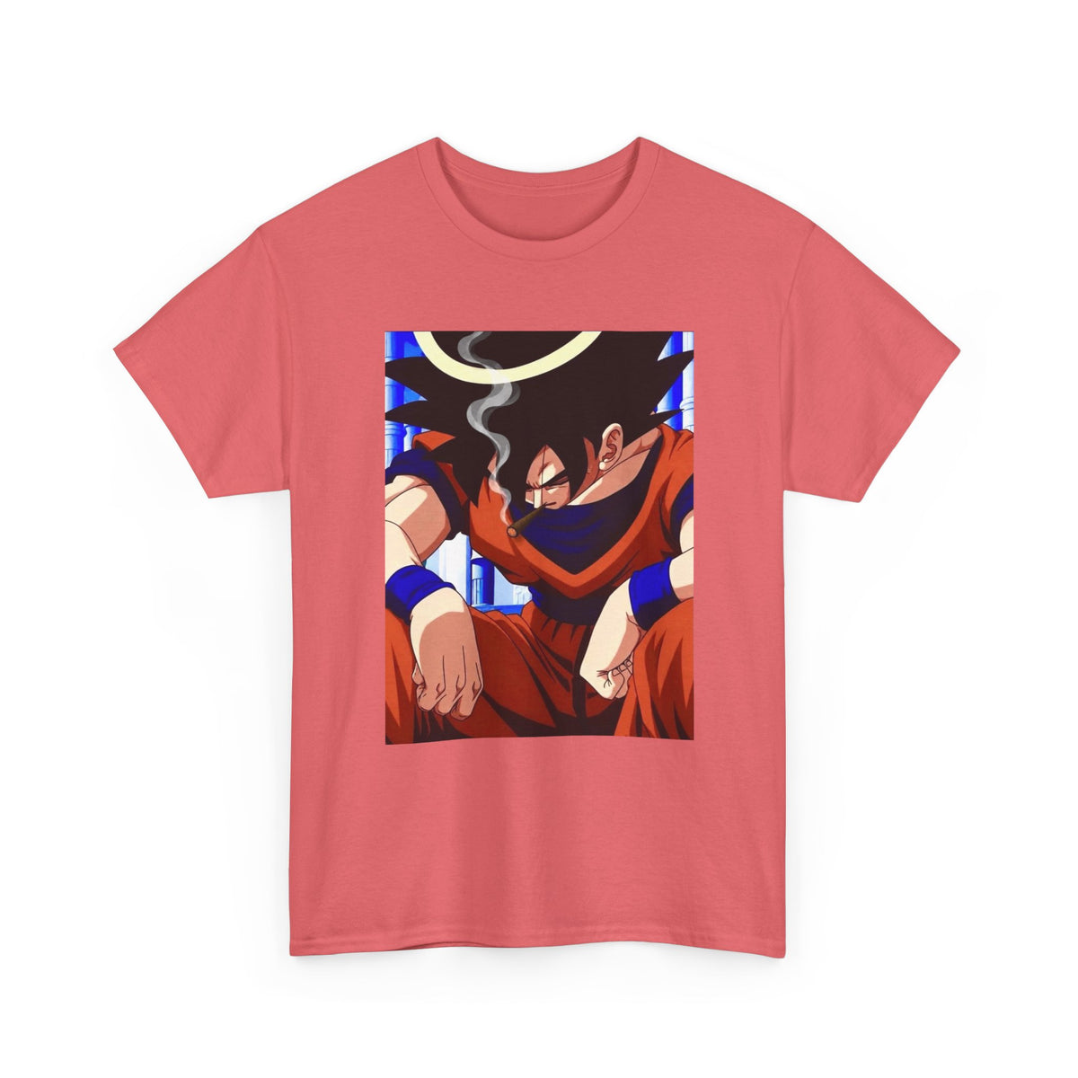 Goku Chilling With A Halo Blazin' Tee