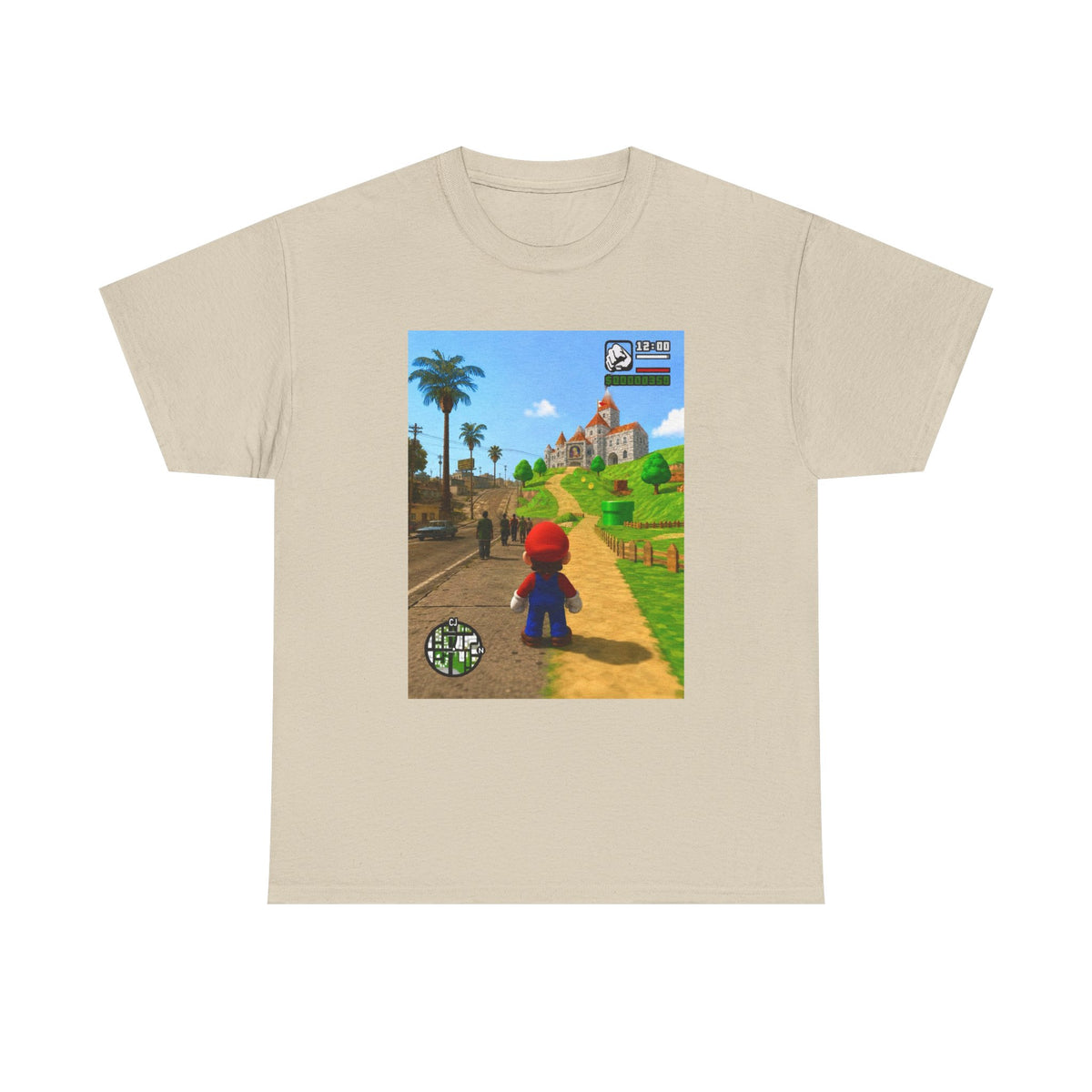 Mario Exploring San Andreas Streets
