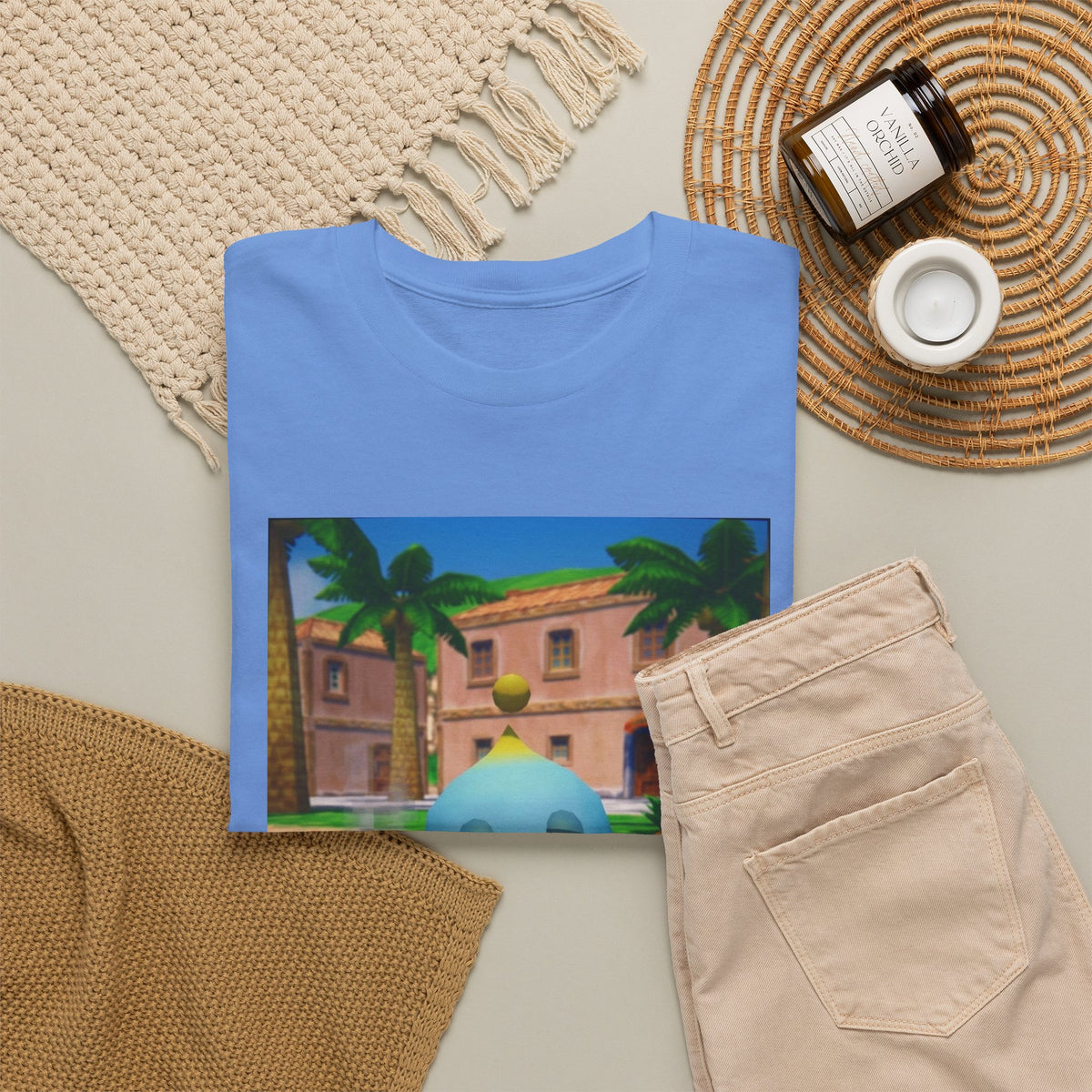 Chao Smoking A Blunt On A Tropical Beach Tee