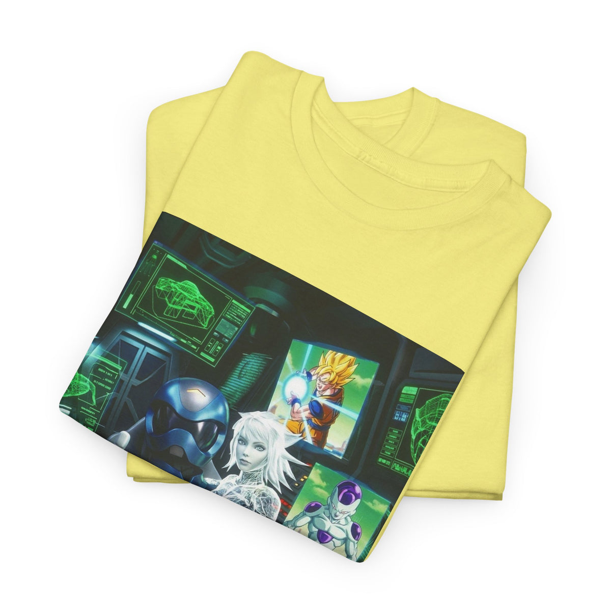 Cybernetic Pilot, Holographic Girl, And Dragon Ball Z