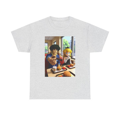 Spike and Princess Peach Smoking Cigars Tee
