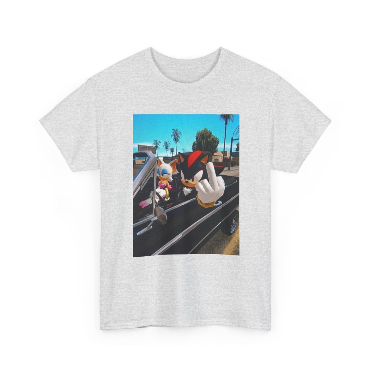 Shadow And Rouge Flipping The Bird Tee