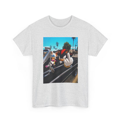Shadow And Rouge Flipping The Bird Tee