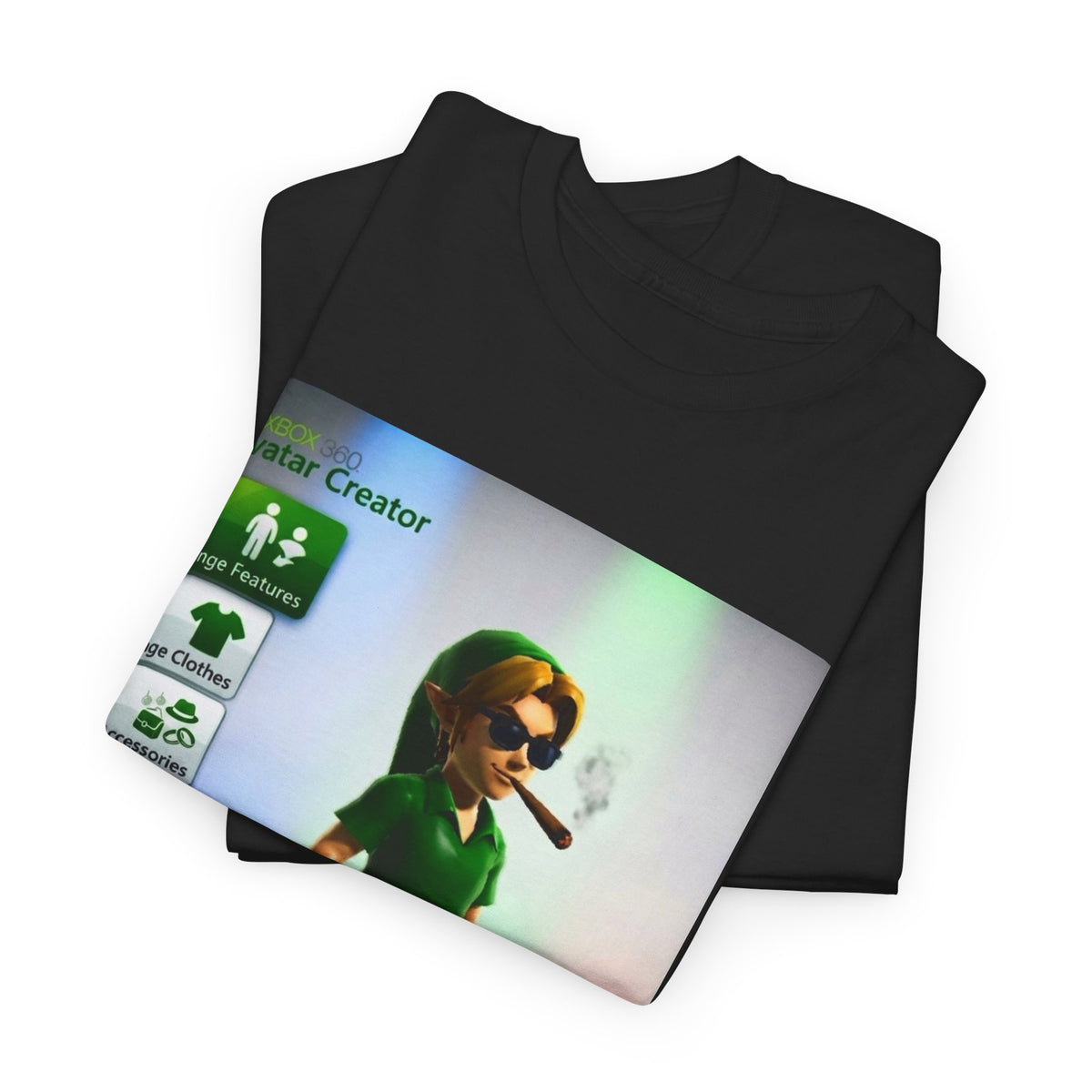 Xbox Avatar Link Smoking Blunt Tee