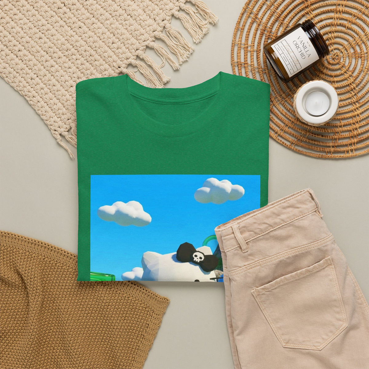 Edgy Kitty Flipping The Bird Tee
