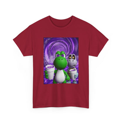 Yoshi And Dry Bones Sippin' Purple
