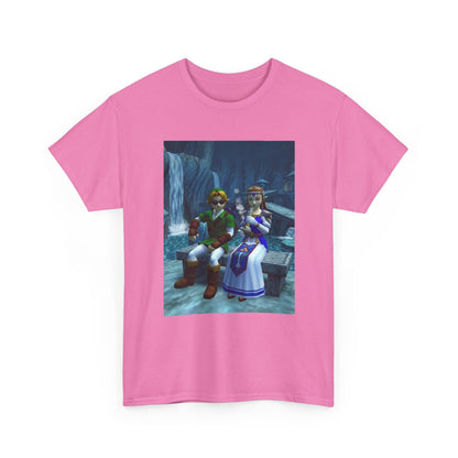 Link And Zelda Chilling With A Bong Tee