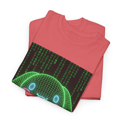 Wireframe Bunny Flips The Bird Tee