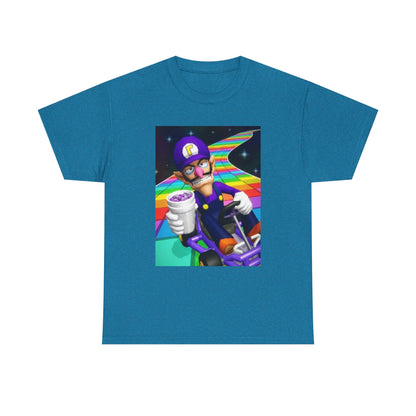 Waluigi Karting With Purple Drank Tee