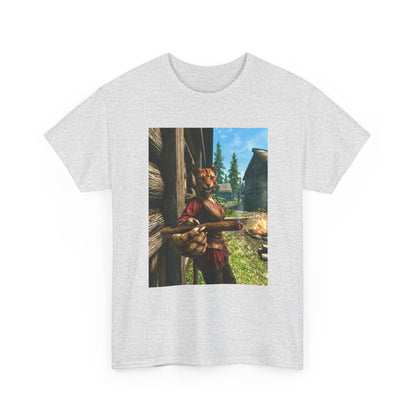 Khajiit Smoking Fat Blunt Tee