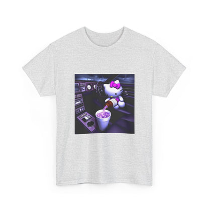 Hello Kitty Pours Lean In Car Tee