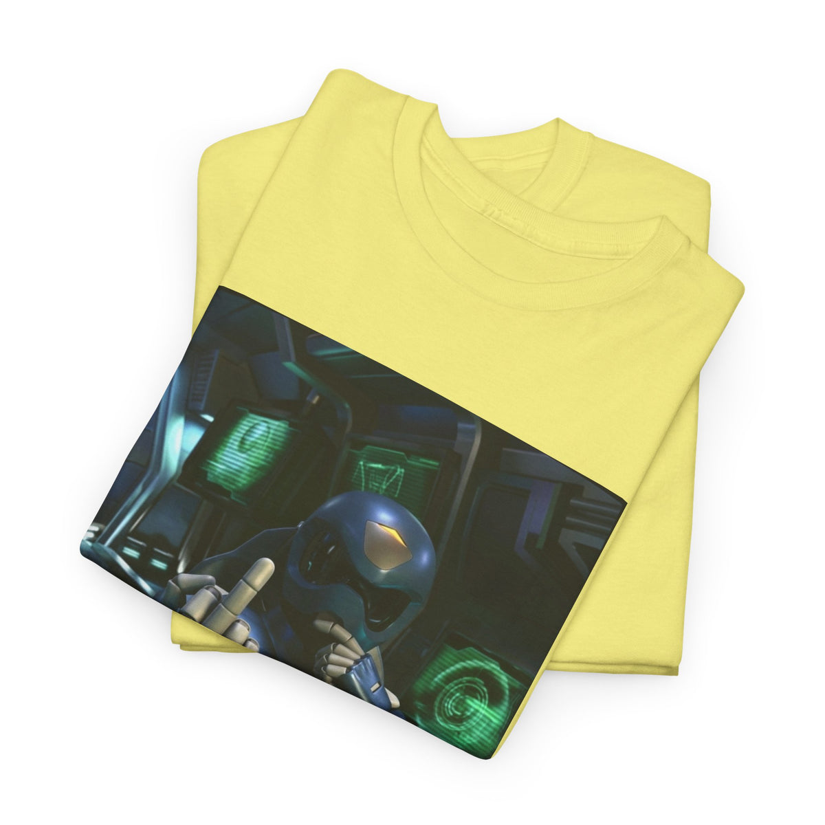 Sci-Fi Pilot Flipping The Bird Tee