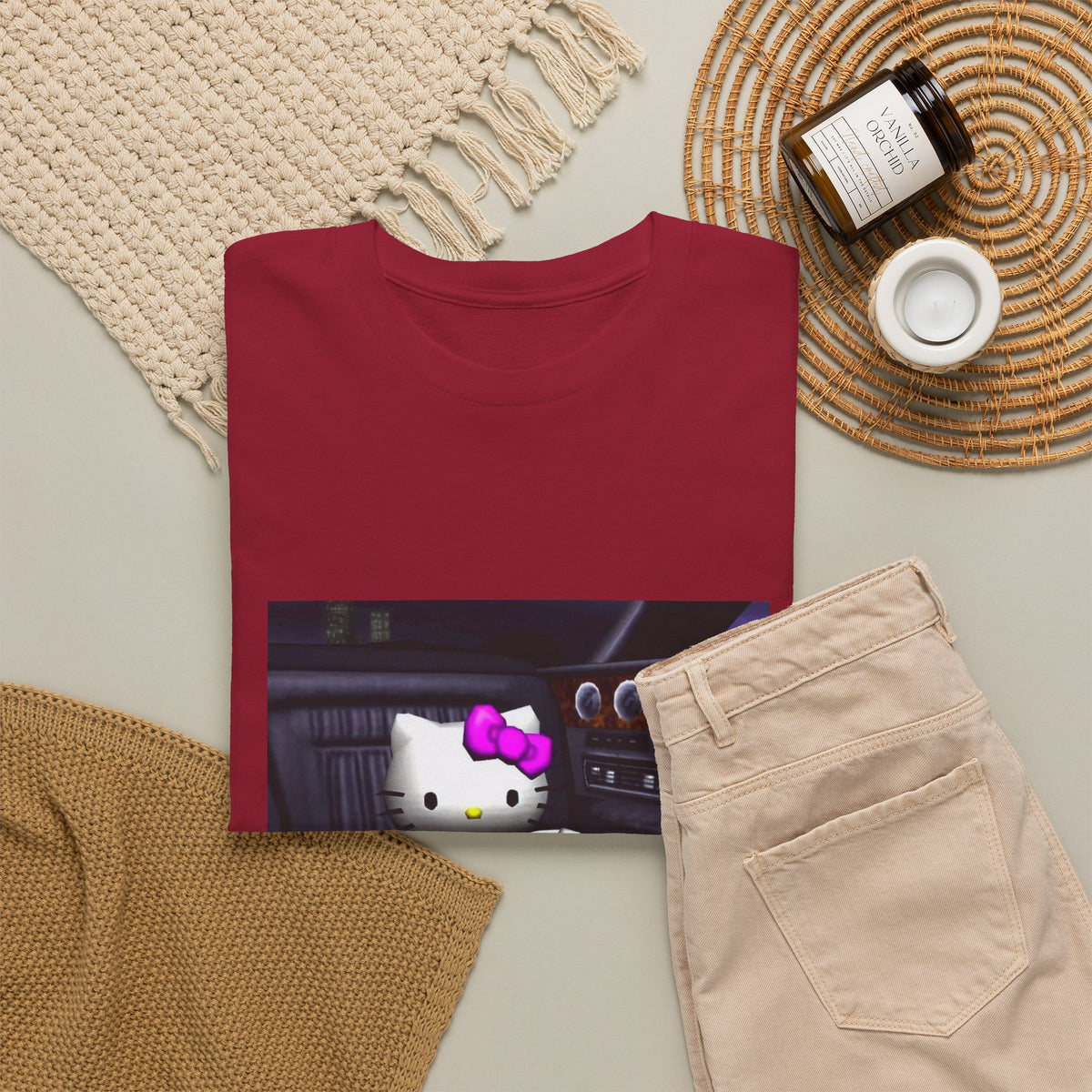 Kitty Pouring Purple Drank In Car Tee