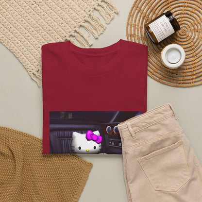 Kitty Pouring Purple Drank In Car Tee