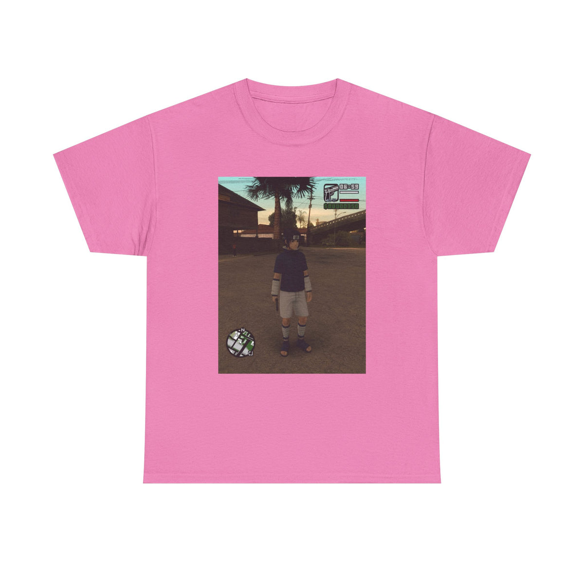 Sasuke Uchiha In San Andreas Streetwear Tee