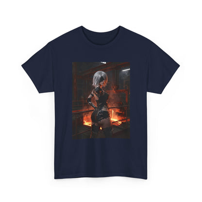 2B Pointing in Fiery Industrial Zone Tee