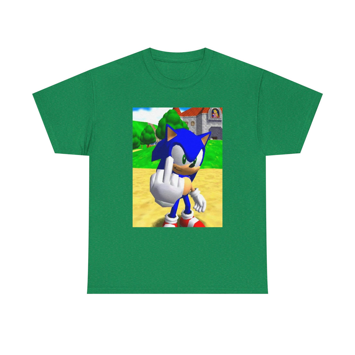 Sonic Flipping The Bird Tee
