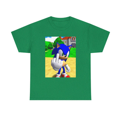 Sonic Flipping The Bird Tee