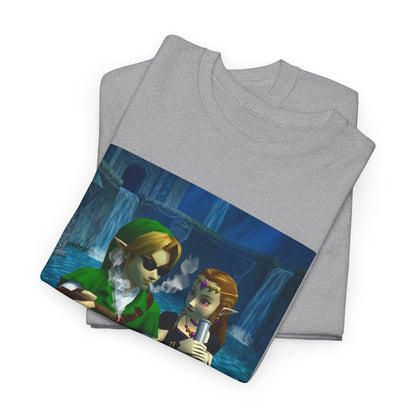 Link And Zelda Chillin' By The Water