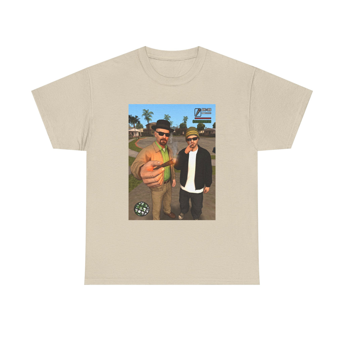 Walter And Jesse Smoking In San Andreas (Design 2)