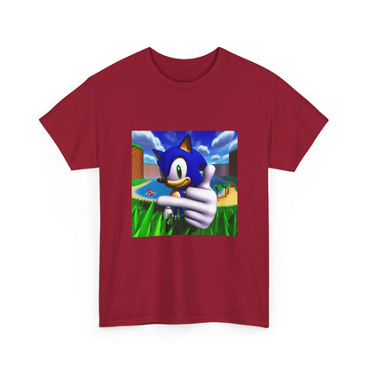 Sonic Giving Thumbs Up With Mario