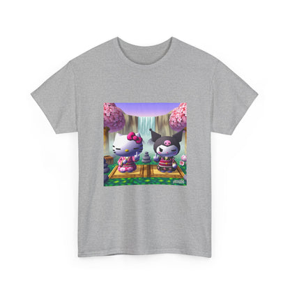 Hello Kitty and Kuromi Giving The Finger Tee